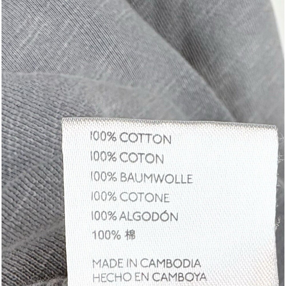Anthropologie PILCRO SM Sweatshirt Gray Boho Relaxed Cotton - Picture 10 of 12